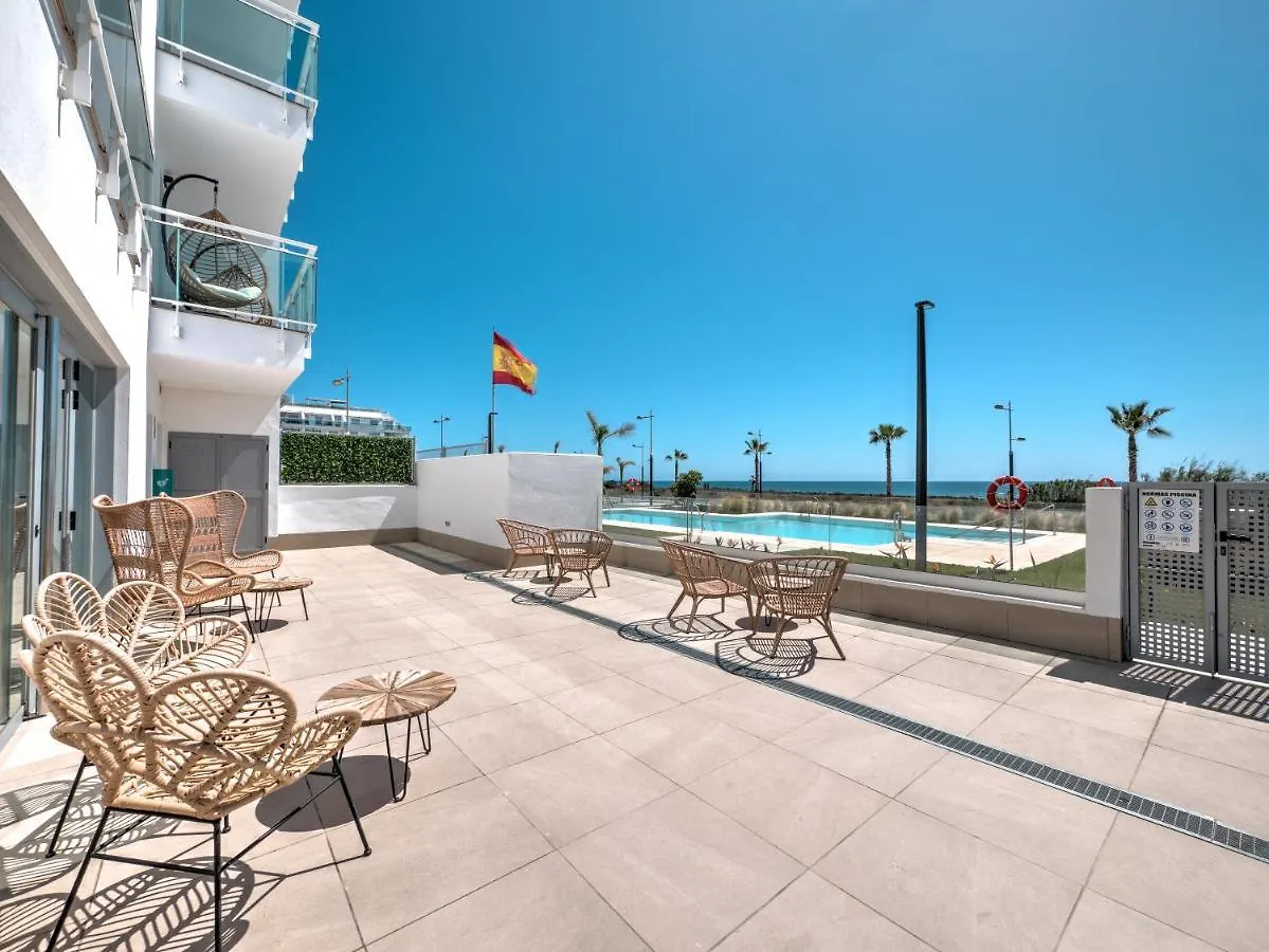 New Beach Front Apartment With Large Balcony Torrox