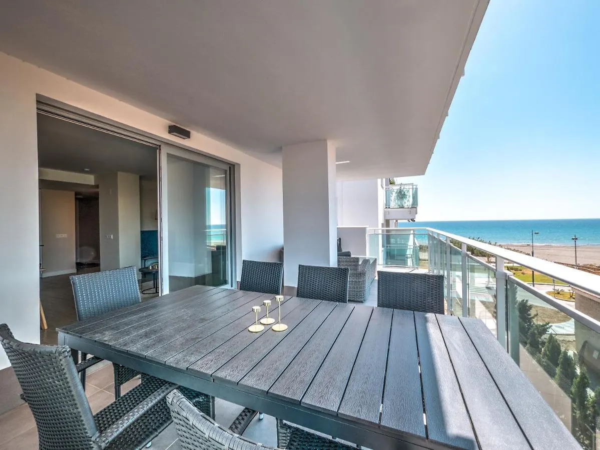 New Beach Front Apartment With Large Balcony Torrox